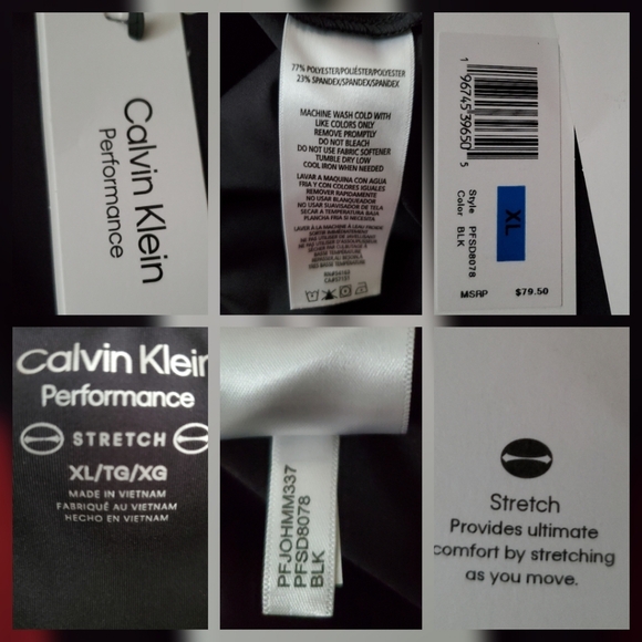 *NWT* Calvin Klein's Performance Stretch Dress with Short - Picture 11 of 12